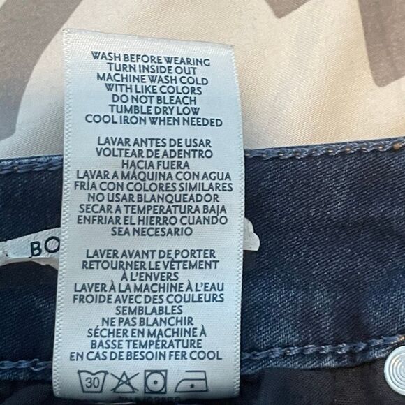 Seven7 Jeans Blue Booty Shaper High Rise Legging Dark Wash Denim Size 10 - Picture 11 of 11